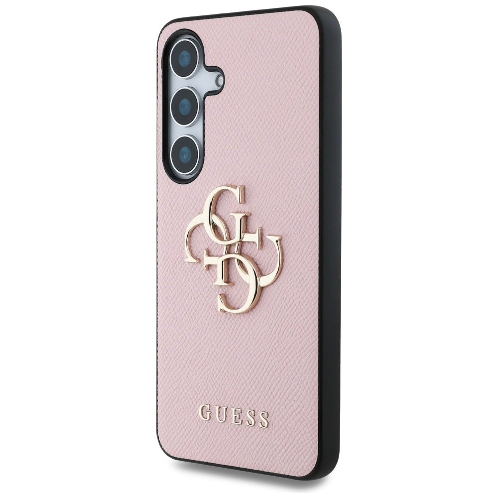 Guess 4G eco odos dėklas Samsung Galaxy S25 – rožinis