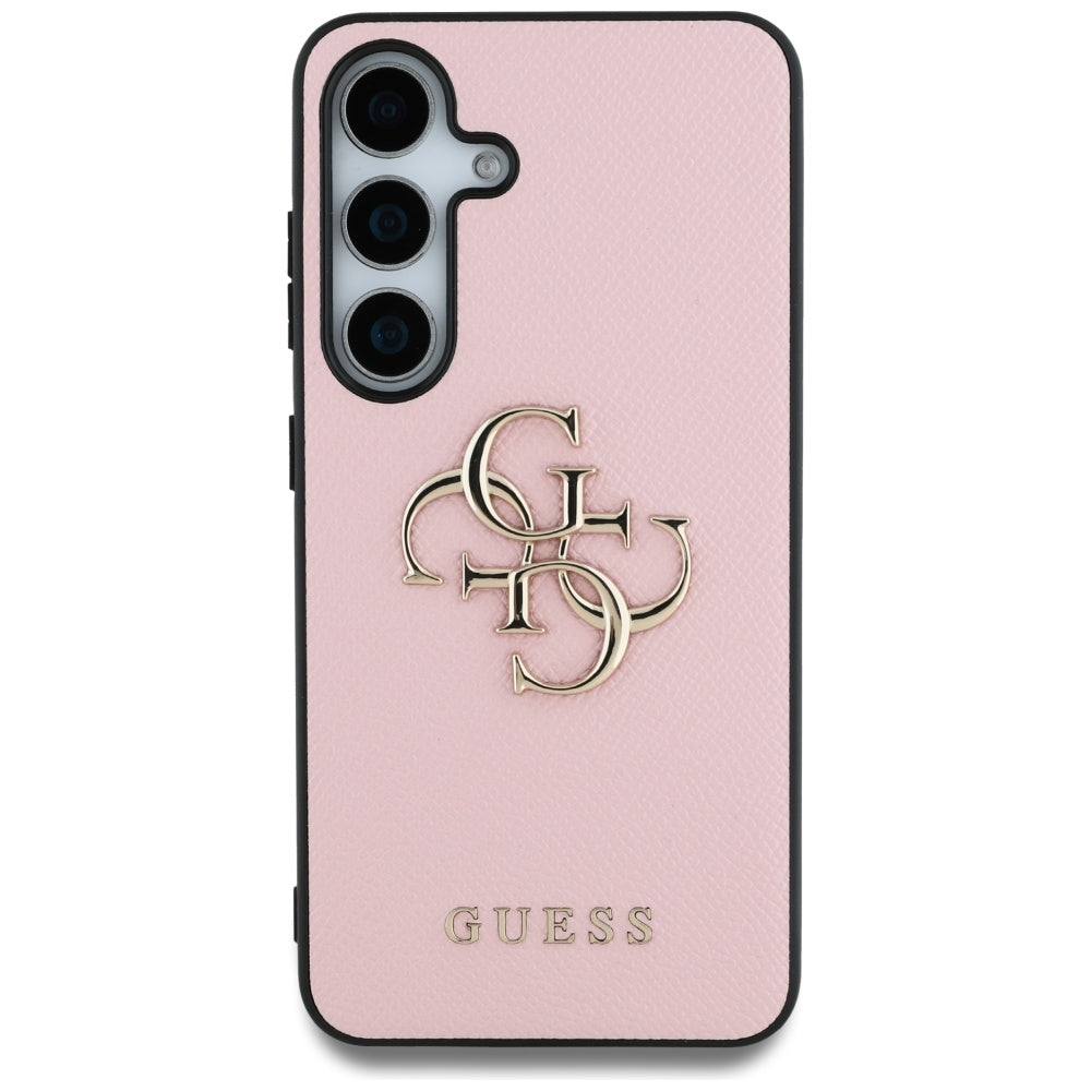 Guess 4G eco odos dėklas Samsung Galaxy S25 – rožinis