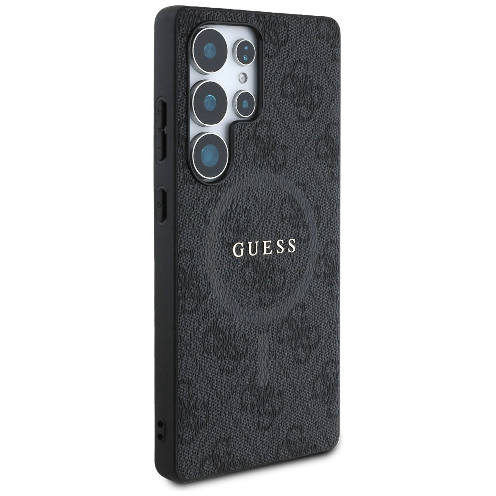 Guess odinis MagSafe dėklas Galaxy S25 Ultra – juodas