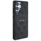 Guess odinis MagSafe dėklas Galaxy S25 Ultra – juodas