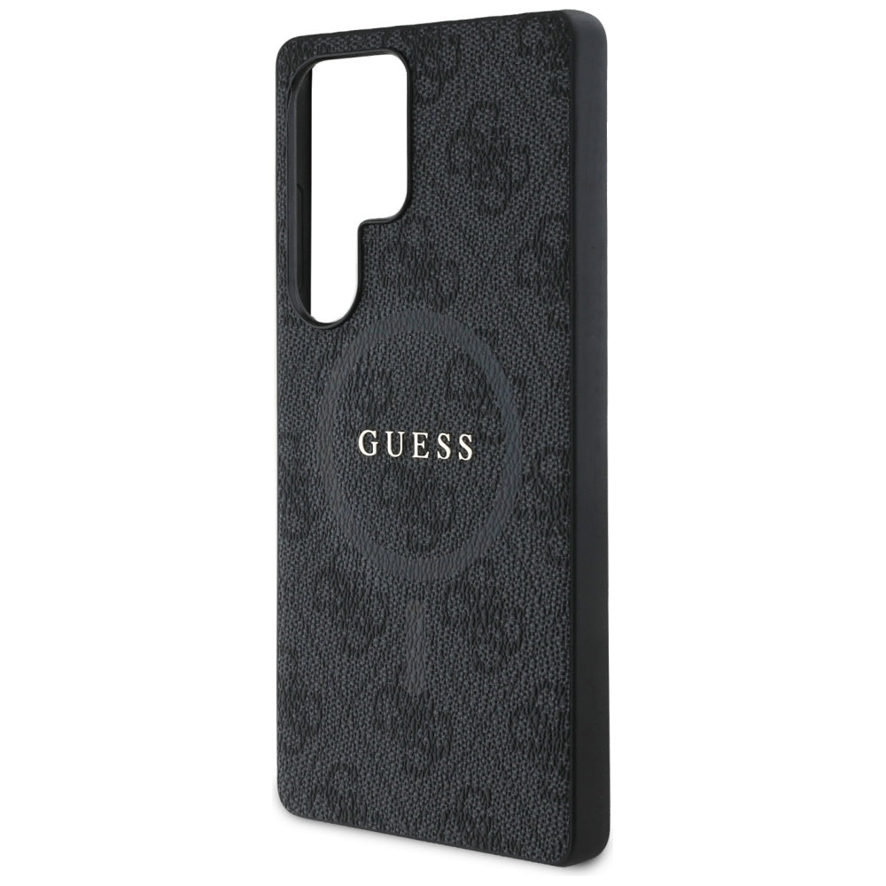 Guess odinis MagSafe dėklas Galaxy S25 Ultra – juodas
