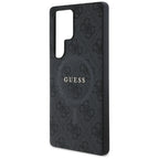 Guess odinis MagSafe dėklas Galaxy S25 Ultra – juodas