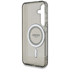 Guess MagSafe dėklas Samsung Galaxy S25 – juodas