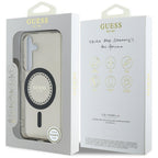 Guess MagSafe dėklas Samsung Galaxy S25 – juodas