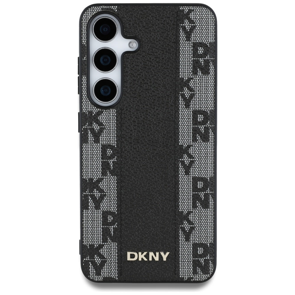 DKNY MagSafe dėklas Samsung Galaxy S25 – juodas
