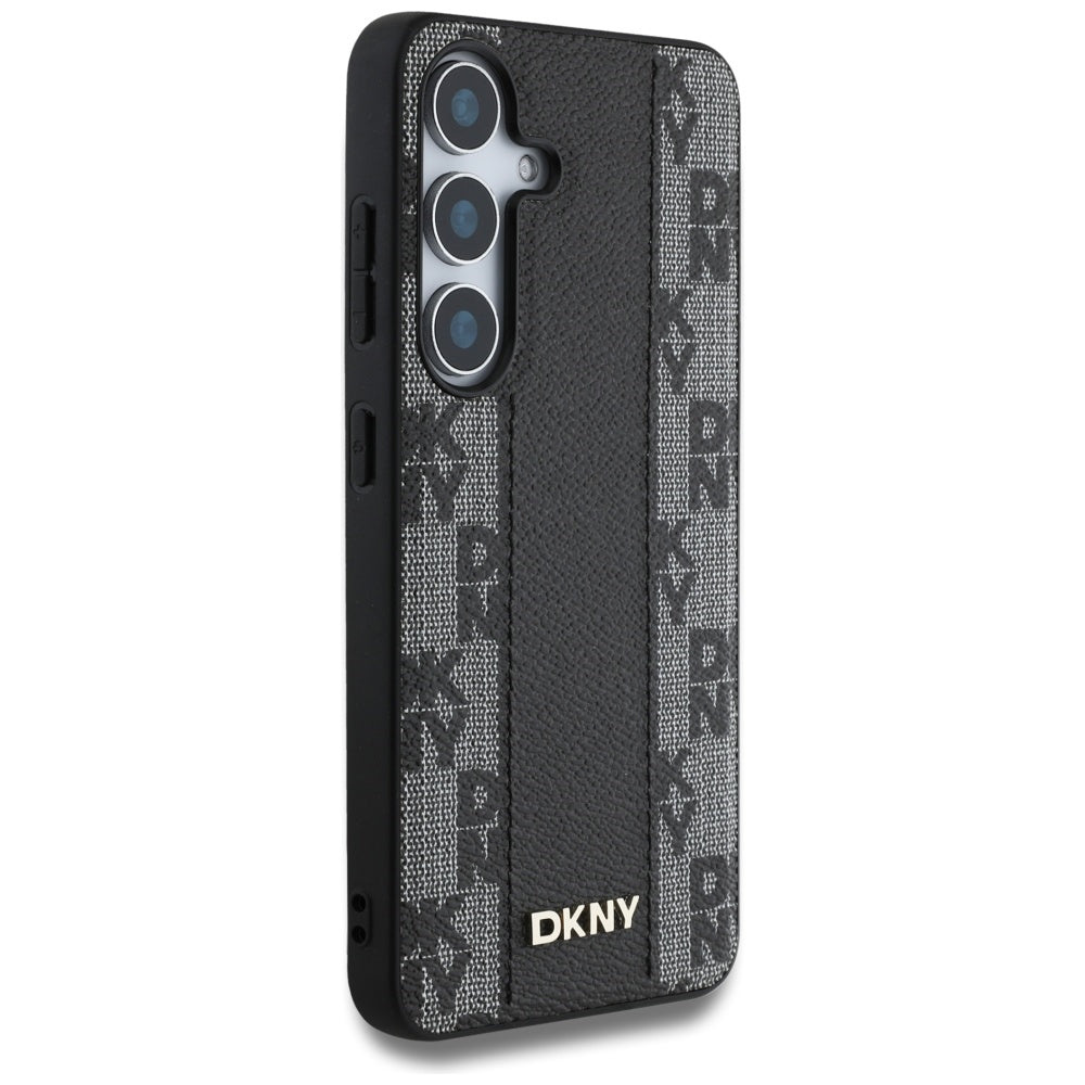 DKNY MagSafe dėklas Samsung Galaxy S25 – juodas