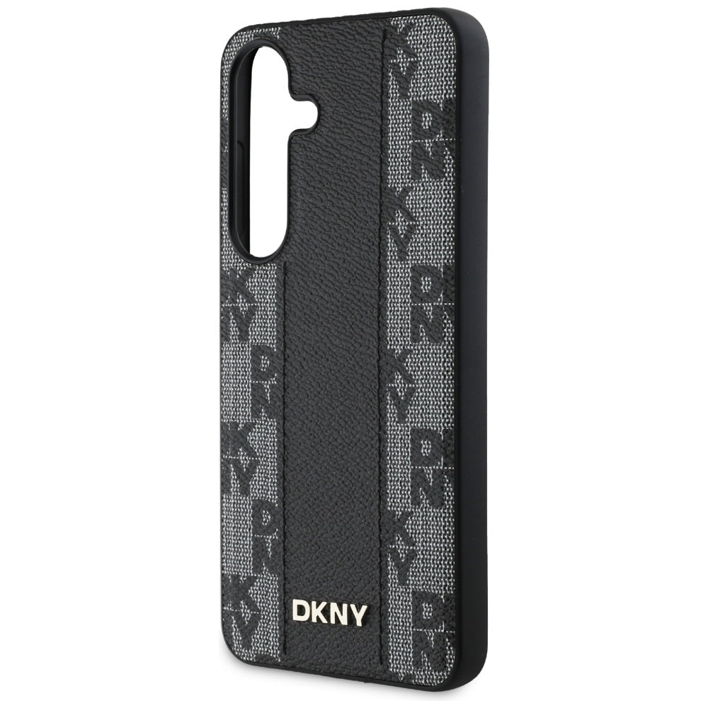 DKNY MagSafe dėklas Samsung Galaxy S25 – juodas