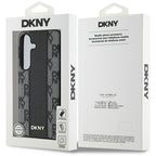 DKNY MagSafe dėklas Samsung Galaxy S25 – juodas