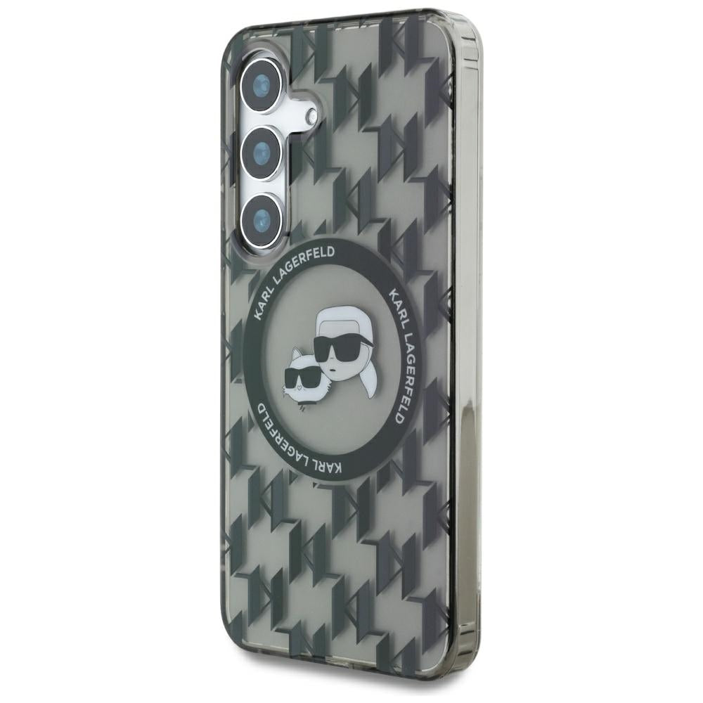 Karl Lagerfeld MagSafe dėklas Samsung Galaxy S25 – juodas