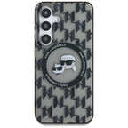 Karl Lagerfeld MagSafe dėklas Samsung Galaxy S25 – juodas