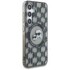 Karl Lagerfeld MagSafe dėklas Samsung Galaxy S25 – juodas