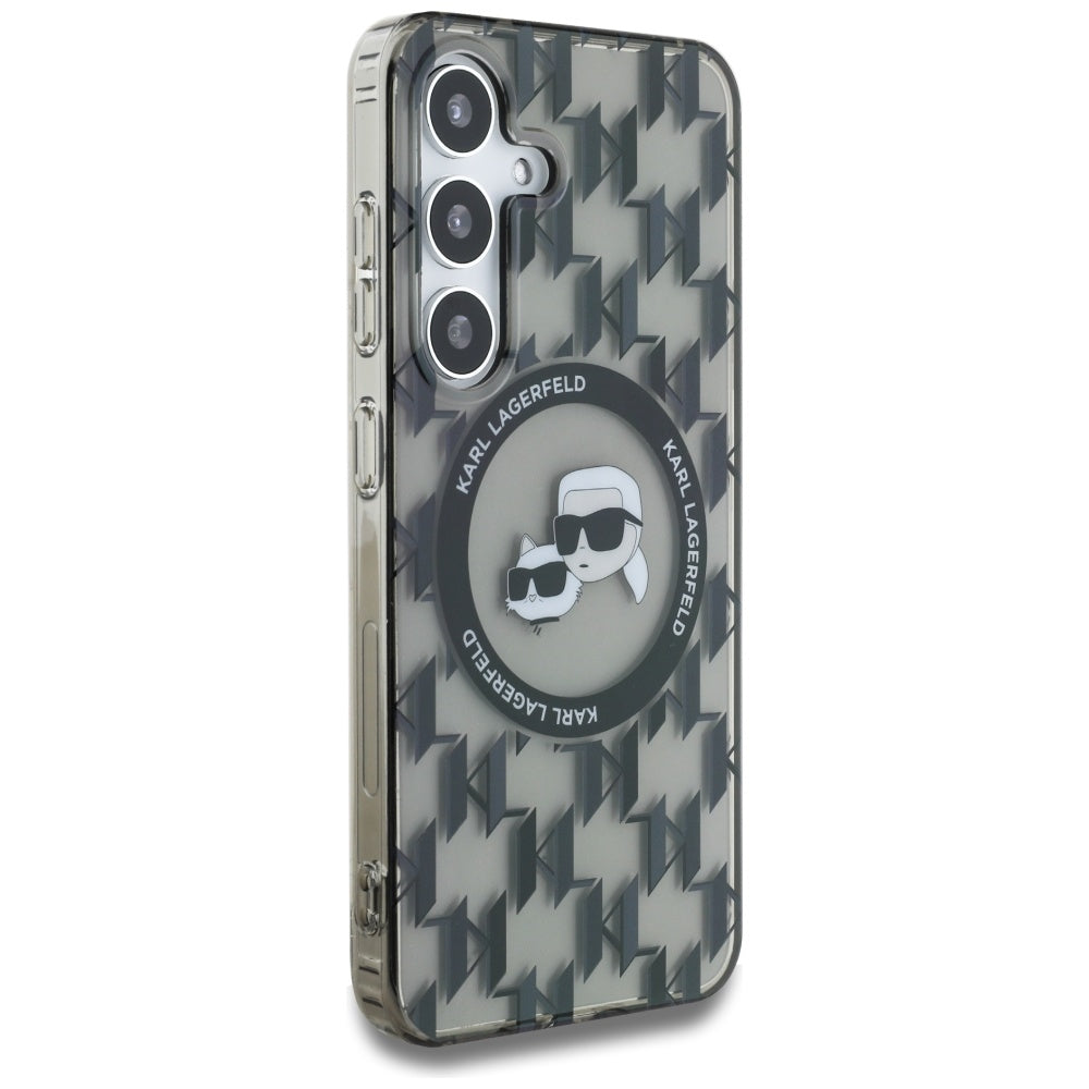 Karl Lagerfeld MagSafe dėklas Samsung Galaxy S25 – juodas