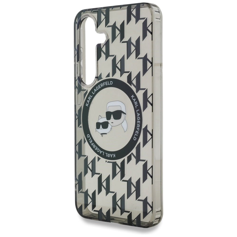 Karl Lagerfeld MagSafe dėklas Samsung Galaxy S25 – juodas