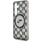 Karl Lagerfeld MagSafe dėklas Samsung Galaxy S25 – juodas