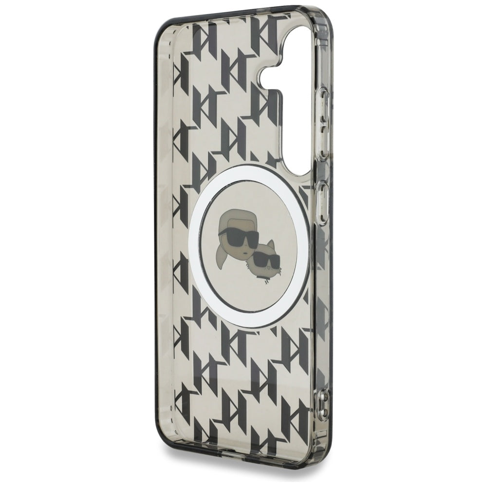 Karl Lagerfeld MagSafe dėklas Samsung Galaxy S25 – juodas