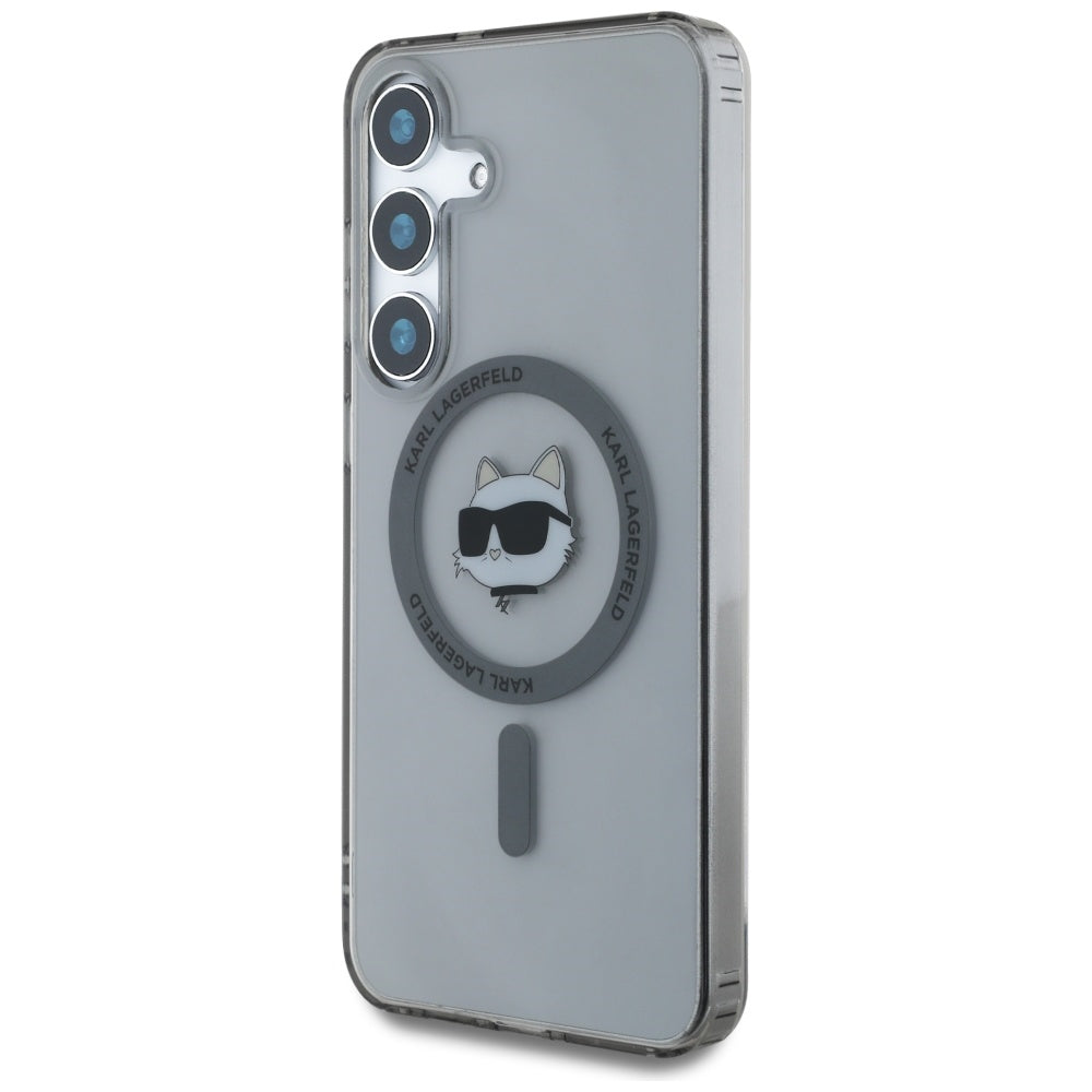 Karl Lagerfeld MagSafe dėklas Samsung Galaxy S25 – juodas