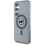 Karl Lagerfeld MagSafe dėklas Samsung Galaxy S25 – juodas