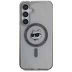 Karl Lagerfeld MagSafe dėklas Samsung Galaxy S25 – juodas