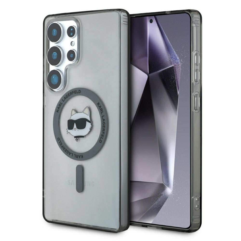 Karl Lagerfeld MagSafe dėklas Galaxy S25 Ultra – juodas