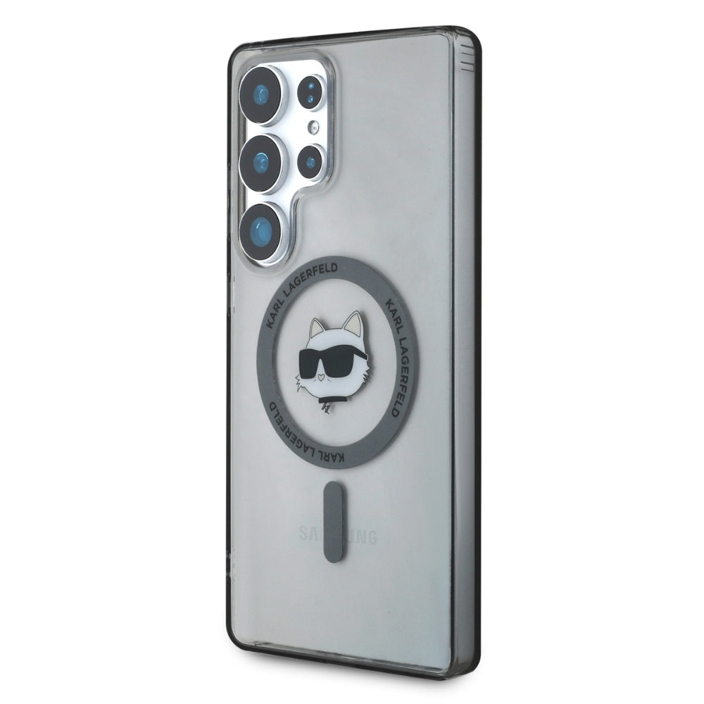 Karl Lagerfeld MagSafe dėklas Galaxy S25 Ultra – juodas