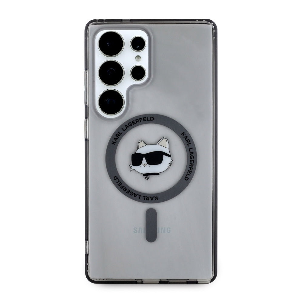 Karl Lagerfeld MagSafe dėklas Galaxy S25 Ultra – juodas