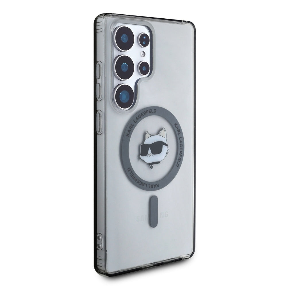 Karl Lagerfeld MagSafe dėklas Galaxy S25 Ultra – juodas