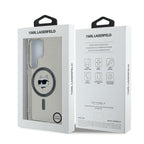 Karl Lagerfeld MagSafe dėklas Galaxy S25 Ultra – juodas