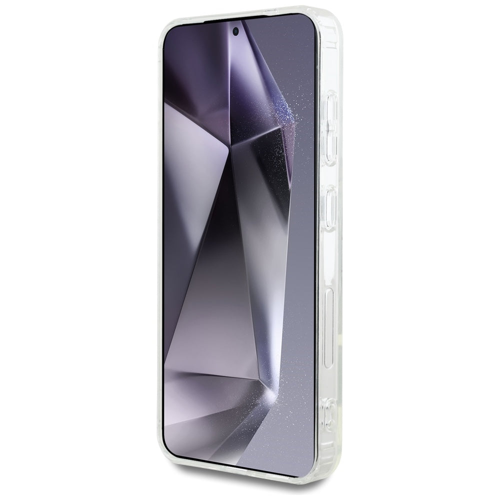 Karl Lagerfeld MagSafe dėklas Samsung Galaxy S25 – baltas