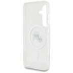 Karl Lagerfeld MagSafe dėklas Samsung Galaxy S25 – baltas