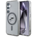 Karl Lagerfeld MagSafe dėklas Galaxy S25 – juodas