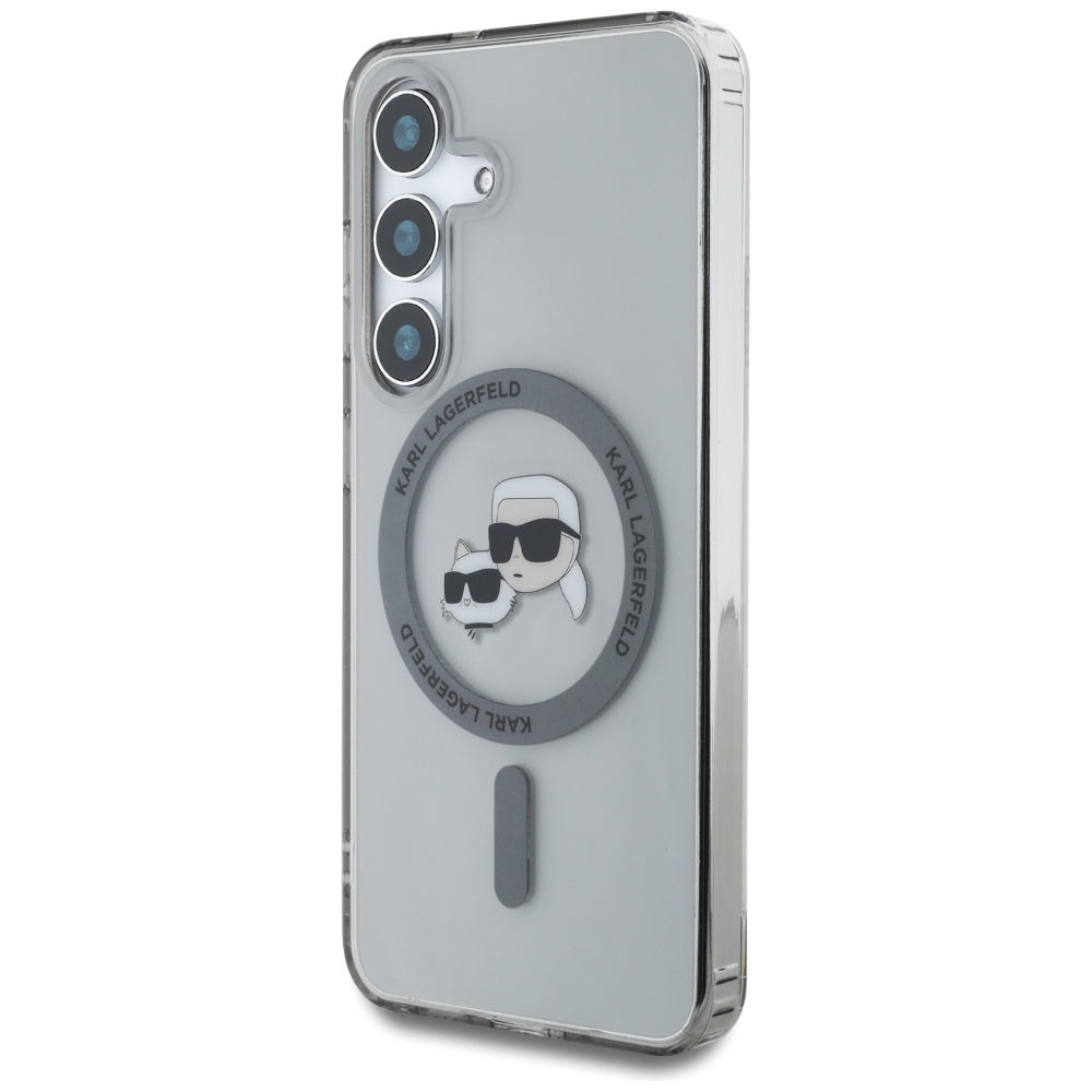 Karl Lagerfeld MagSafe dėklas Galaxy S25 – juodas