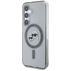 Karl Lagerfeld MagSafe dėklas Galaxy S25 – juodas