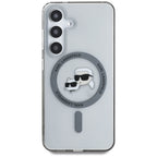 Karl Lagerfeld MagSafe dėklas Galaxy S25 – juodas