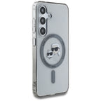 Karl Lagerfeld MagSafe dėklas Galaxy S25 – juodas