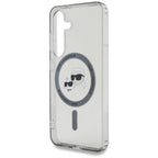 Karl Lagerfeld MagSafe dėklas Galaxy S25 – juodas