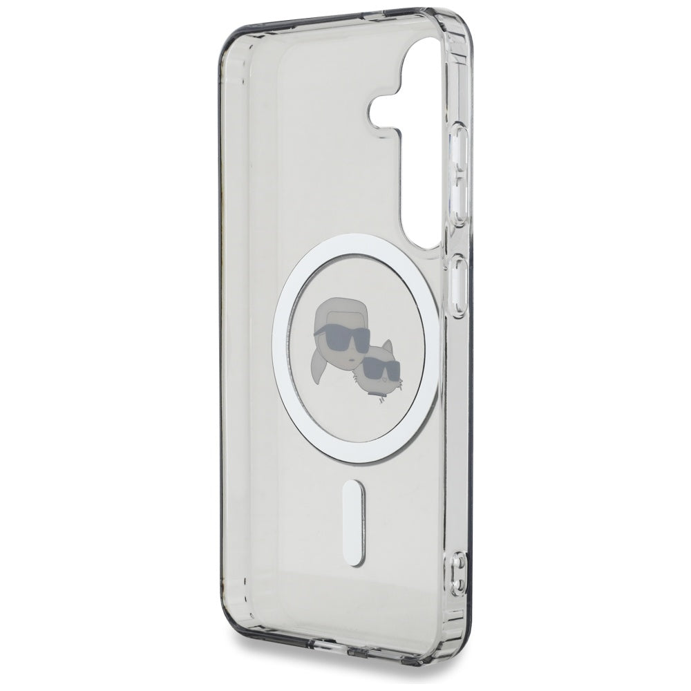 Karl Lagerfeld MagSafe dėklas Galaxy S25 – juodas