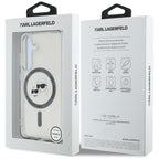Karl Lagerfeld MagSafe dėklas Galaxy S25 – juodas