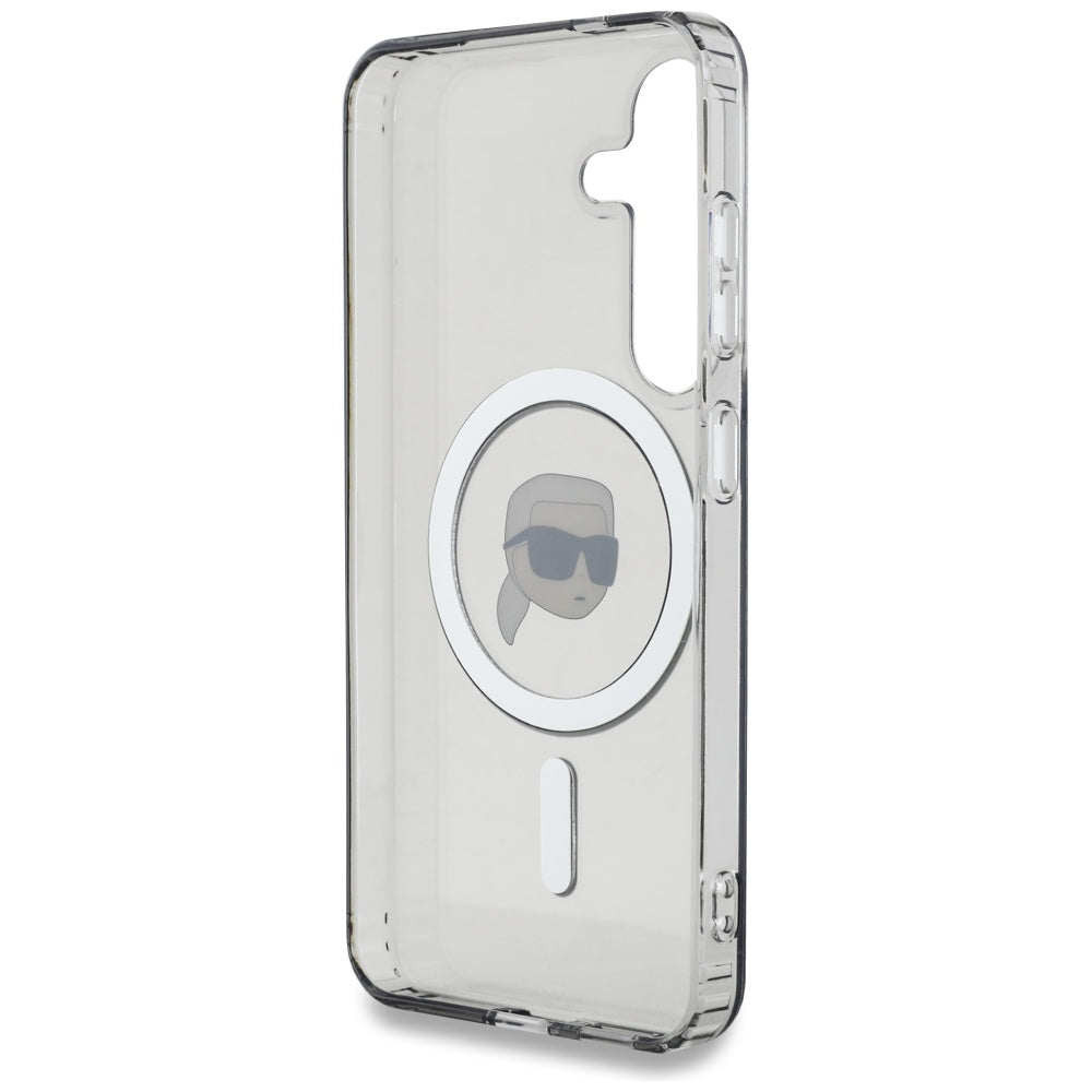 Karl Lagerfeld MagSafe dėklas Samsung Galaxy S25 – juodas