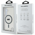 Karl Lagerfeld MagSafe dėklas Samsung Galaxy S25 – juodas