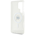 Karl Lagerfeld MagSafe dėklas Galaxy S25 Ultra – baltas