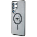 Karl Lagerfeld MagSafe dėklas Galaxy S25 Ultra – juodas