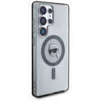 Karl Lagerfeld MagSafe dėklas Galaxy S25 Ultra – juodas