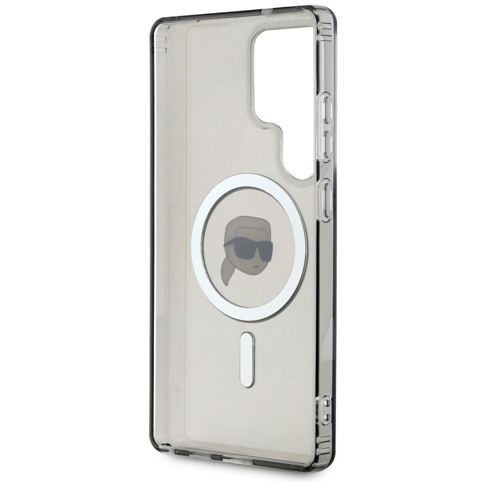 Karl Lagerfeld MagSafe dėklas Galaxy S25 Ultra – juodas