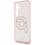 Karl Lagerfeld dėklas Samsung Galaxy S25 – rožinis