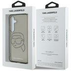 Karl Lagerfeld dėklas Samsung Galaxy S25 – juodas