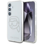 Karl Lagerfeld dėklas Samsung Galaxy S25 – skaidrus