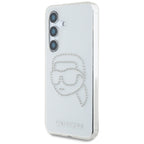 Karl Lagerfeld dėklas Samsung Galaxy S25 – skaidrus