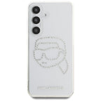 Karl Lagerfeld dėklas Samsung Galaxy S25 – skaidrus
