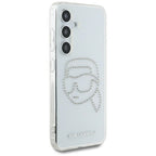 Karl Lagerfeld dėklas Samsung Galaxy S25 – skaidrus