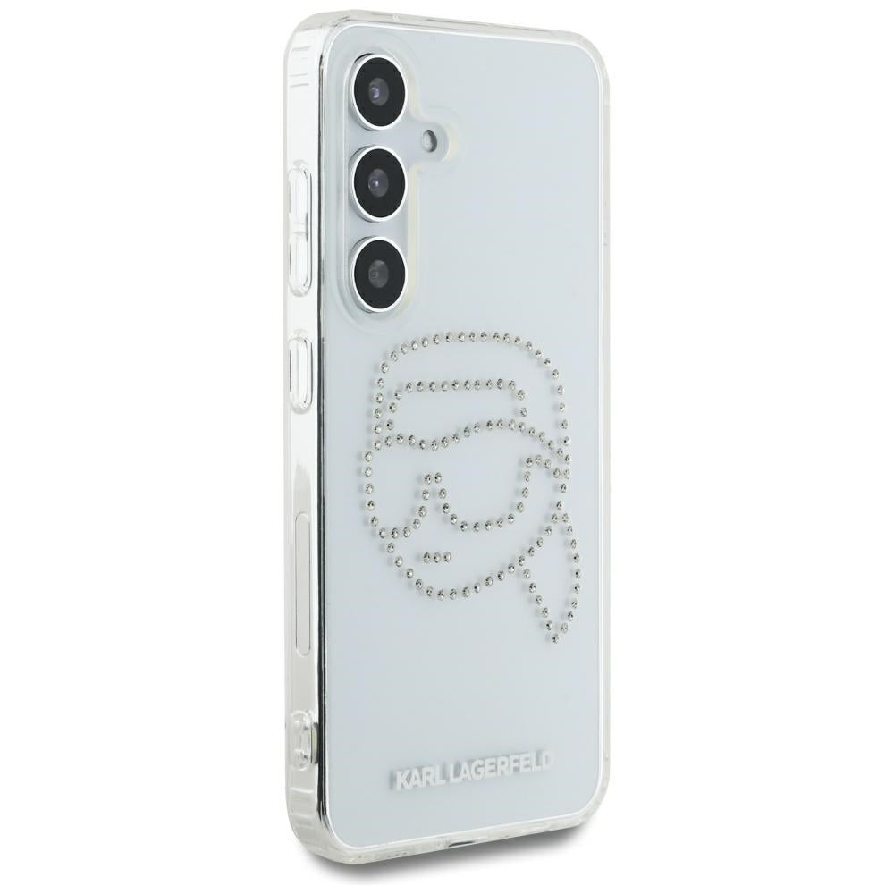 Karl Lagerfeld dėklas Samsung Galaxy S25 – skaidrus